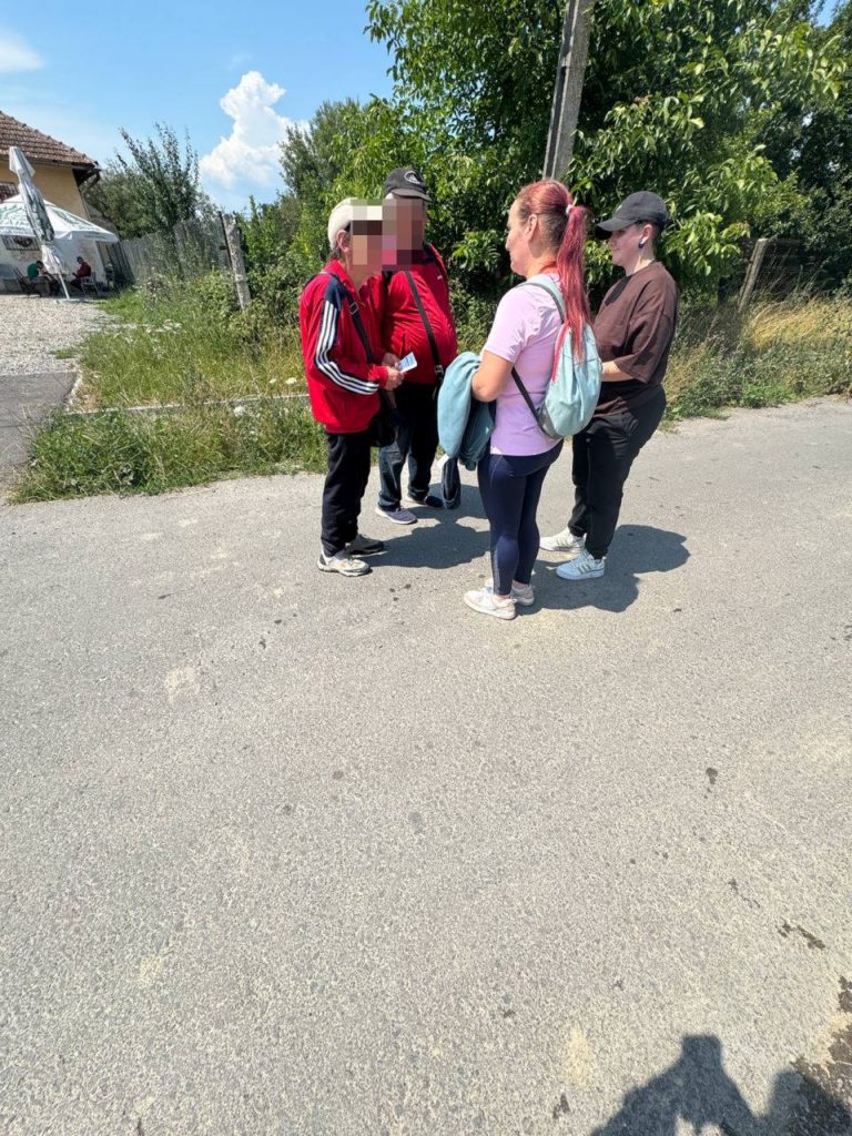 Aufklärungsarbeit auf den Straßen in Rumänien