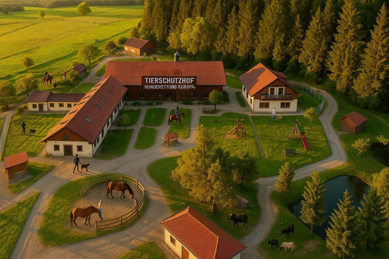 Vision unseres Tierschutzhofes (Bild KI-generiert)